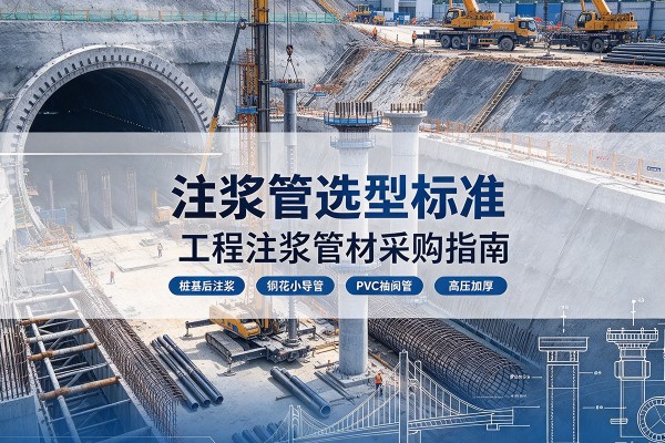 沁源注浆管选型标准