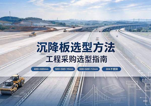 沁源沉降板选择方法